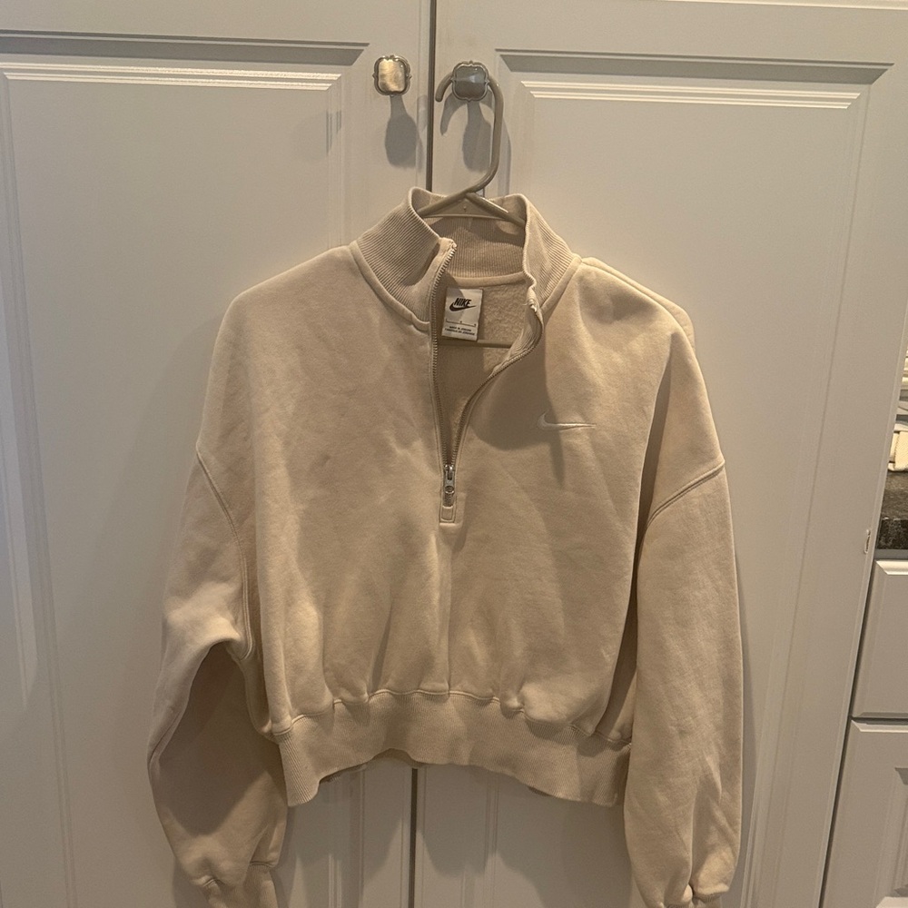 Nike Phoenix Half-Zip Cropped Sweatshirt